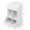 Kids Bookshelf with Storage, Wood Children's Toy Storage Organizer and Bookcase - 2 of 4