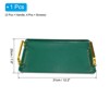 Unique Bargains Modern Rectangular Decorative Elegant Serving Tray with Handle - 2 of 4