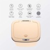 SEVOBAL Indoor Trash Cans Bedroom or Bathroom Automatic Touchless Infrared Motion Sensor Trash Can, 12L ABS Plastic Trashcan, Beige, 10.3"*7.8"*14.1" - 4 of 4
