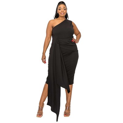 L I V D Women's Esme Front Draped Sash Dress