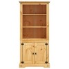 vidaXL Cupboard, Rustic Appeal with Generous Storage Space, 31.5''x15.7''x67'', Natural Finish - 4 of 4