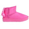 bebe Girl's Toddler Lightweight Winter Boot with Slanted Top Line and Bow - 2 of 4