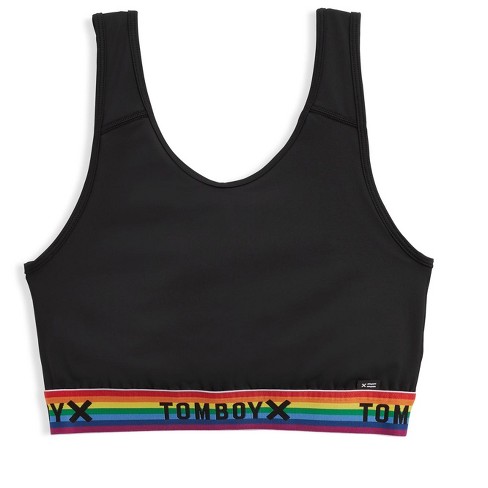 TomboyX Swim Tank, Bathing Suit Top Rash Guard UPF 50 Sun Protection, Plus  Size Inclusive -X-Small/Black Ombre at  Women's Clothing store