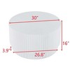 CAVINAS Coffee Tables for Living Room Barrel Coffee Table Minimalist Center Table Suitable for Apartment Office, Bedroom or Garden Sofa - 3 of 4