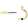 SHINE by Sterling Forever Parallel Bar Ear Jacket Earrings - 3 of 4