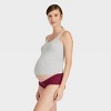 Maternity 3pk Under the Belly Maternity Hipster Underwear - Auden™ Pink/Maroon/Black - 2 of 3
