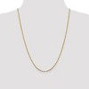 Black Bow Jewelry 1.6mm 14k Yellow Gold Diamond Cut Fancy Franco Chain Necklace - 2 of 4
