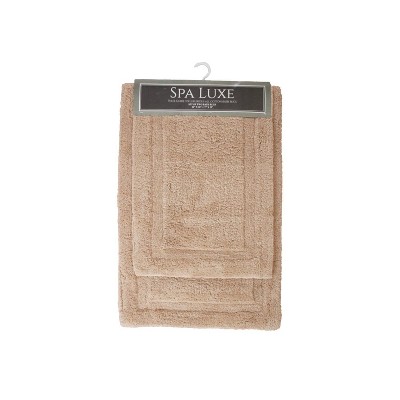 Arkwright Home Spa Lux Solid 2pc Bath Rug Set