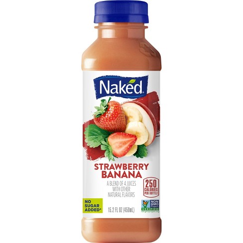 Naked Strawberry Banana Juice Smoothie - 15.2 Fl Oz : Target