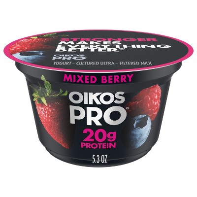 Oikos Pro Mixed Berry Greek Yogurt - 5.3oz