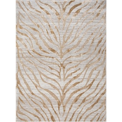 Gold 2 ft. x 3 ft. Accent Rug ¨C Soft Non-Shedding Small Area Rug for Entryway, Bedroom, or Bathroom - Nertpow