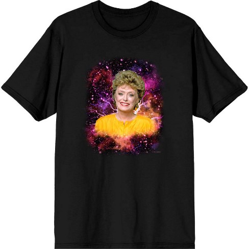 Golden Girls Blanche Galaxy Headshot Crew Neck Short Sleeve Men s T shirt XS
