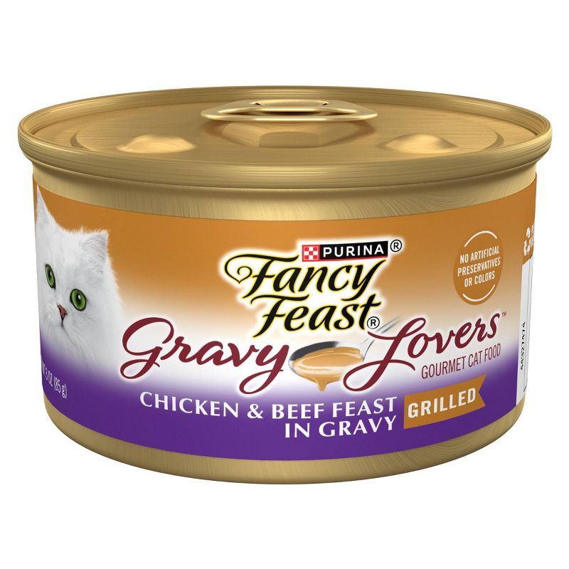 Purina Fancy Feast Gravy Lovers Wet Cat Food Can - 3oz, 1 of 7