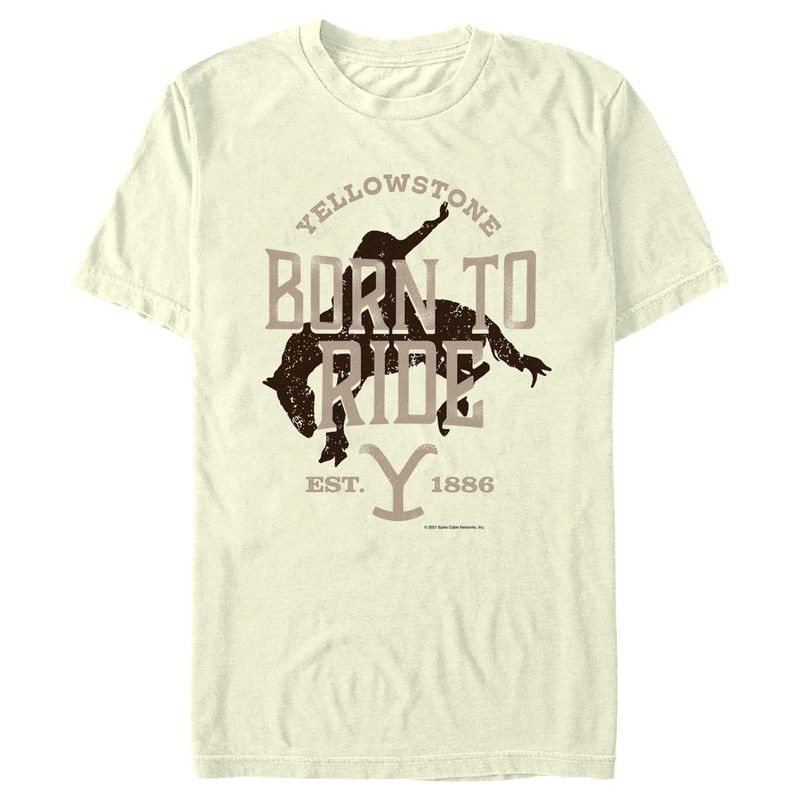 Men's Yellowstone Born to Ride Est. 1886 T-Shirt, 1 of 5