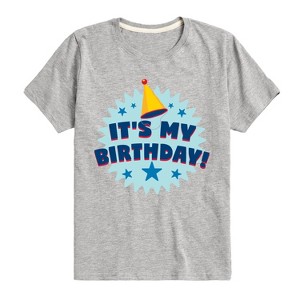 Boys' - Instant Message - It's My Birthday Short Sleeve Graphic T-Shirt - 1 of 4