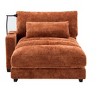 Beige Chenille Reclining Single-Sided Armrest Sofa With Bracket Ultra-Comfortable Single Recliner Sofa For Living Room - 3 of 4