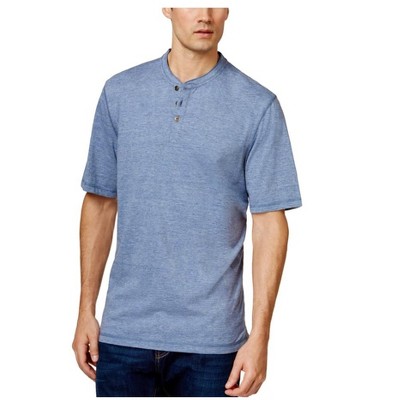 Weatherproof Mens Melange Jersey Henley Shirt