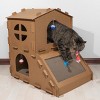 PETMAKER Cardboard Cat House with Scratching Pads - image 2 of 4