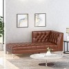 Tignall Contemporary Tufted One Armed Chaise Lounge - Christopher Knight Home - 2 of 4