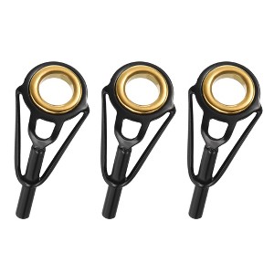 Unique Bargains Stainless Steel Ring Guide Fishing Rod Tip Repair Kits 3 Pcs - 1 of 4
