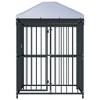 vidaXL Outdoor Dog Kennel with Roof 47.2"x47.2"x59" - 2 of 4