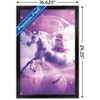 Trends International James Booker - Kitty Cat Riding On Space Galaxy Unicorn Framed Wall Poster Prints - 3 of 4