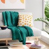 Solid Colored Plush Throw Blanket - Room Essentials™ - image 2 of 4