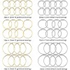Circle Earring Hoops Supply - 80Pcs Mixed Sizes & Colors for DIY Jewelry Crafting and Design - 2 of 4