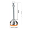 Unique Bargains Carbon Steel Non-Skid Adjustable Furniture Table Feet Leveling Feet 2 Pcs - 2 of 4
