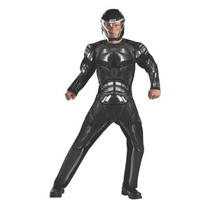 Mens Duke Muscle Costume - Large/X Large - Black - 1 of 2