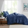 Gulches Full/Queen Velvet Comforter Set with Throw Pillow, Luxurious Bedding for Daily Use - 4 of 4