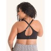 Leading Lady The Alyssa - Seamless Wirefree Nursing Bra in Jet Black, Size: 3XL. - image 3 of 4