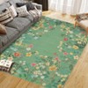 Runner Rug for Hallways, Floral Bathroom Rugs Non Slip Washable Kitchen Runner - 2 of 4