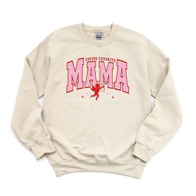 Simply Sage Market Women's Graphic Sweatshirt Cupid's Favorite Mama