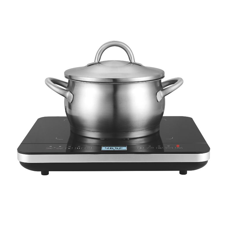 Salton Induction Cooktop with Temperature Probe Black, 3 of 9