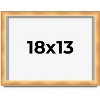 PosterPalooza | Minimalist Shadow Box Brown Picture Frame - UV Acrylic, Backing Board, Hanging Hardware - 2 of 4