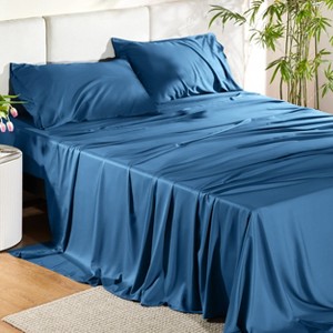 Bedsure | Rayon Derived from Bamboo Sheet Set Stay Cool & Comfy - 1 of 4