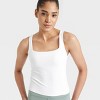 Women's Everyday Soft Square Neck Support Tank Top - All In Motion™ - 3 of 4