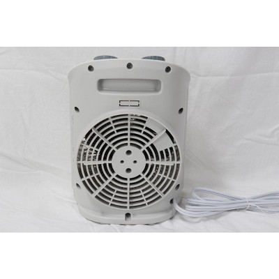 Comfort Glow White Ceramic Electric Heater with Thermostat