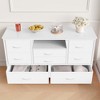 8-Drawer Wide Dresser – Spacious Storage Chest for Bedroom, Living Room, or Entryway - 3 of 4
