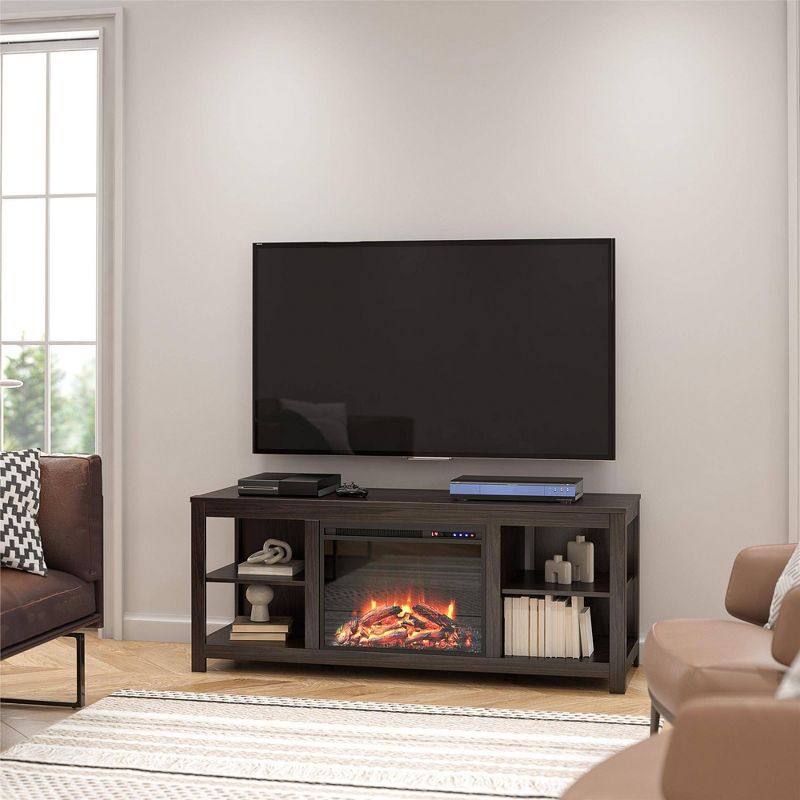 Ember Isle Electric Fireplace TV Console For TVs Up To 74" - Room & Joy, 4 of 12