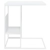 vidaXL Side Table White 21.7 in.x14.2 in.x23.4 in. Engineered Wood - 3 of 4