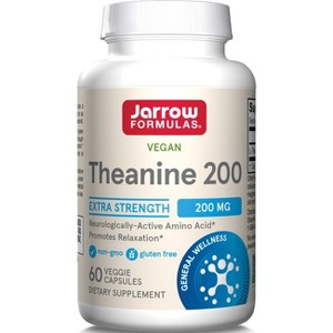 Jarrow Formulas, Inc. Vegan Theanine 200 Extra Strength 200 mg 60 Veg Caps - 1 of 2