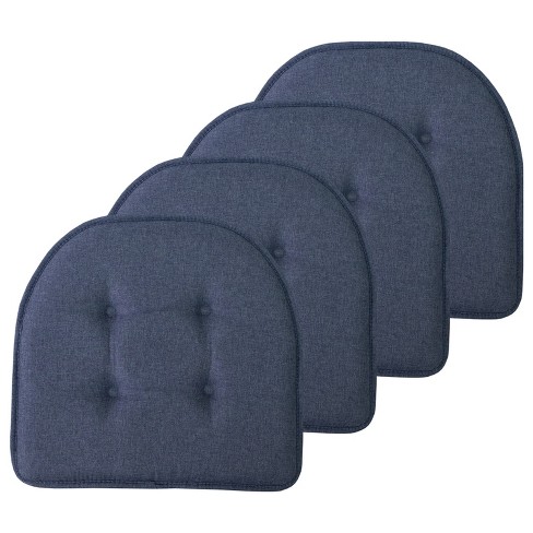 Solid Color U Shaped Memory Foam 17 X 16 Chair Cushions By Sweet