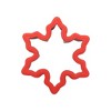 Unique Bargains Biscuit Cutter Medium Snowflake Cookie Cutter Hand Washable Stainless Steel Plastic 2.8"x3.2"1.6" 1Pcs - 4 of 4