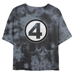 Juniors Marvel: Fantastic Four Number Symbol T Shirt - 1 of 4