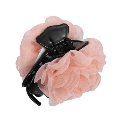 Unique Bargains Women's Fashion Rose Flower Hairpin Hairdo Clip 3.35"x3.15"x2.76" 1 Pc