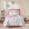 Amelia Printed Butterfly Comforter Set Pink - image 3 of 4
