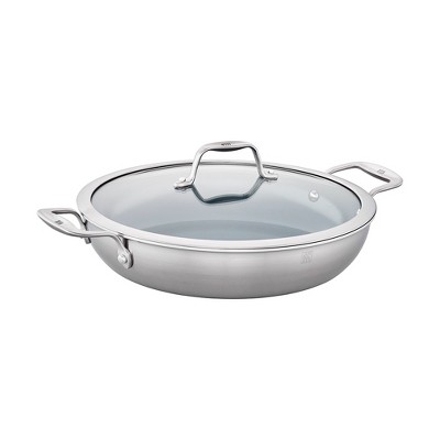 ZWILLING Spirit 3-ply 4-qt Stainless Steel Ceramic Nonstick Braiser