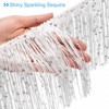 Unique Bargains DIY Sewing Craft Costume Decoration Sparkling Sequin Fringe Trim - 4 of 4